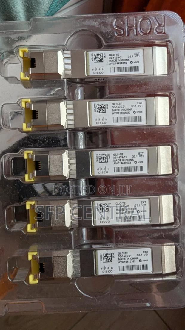 Cisco GLC-Te 1000base-T Standard Copper SFP Transceiver - thumbnail 9