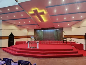 Altar Stage Red Carpets and Installation