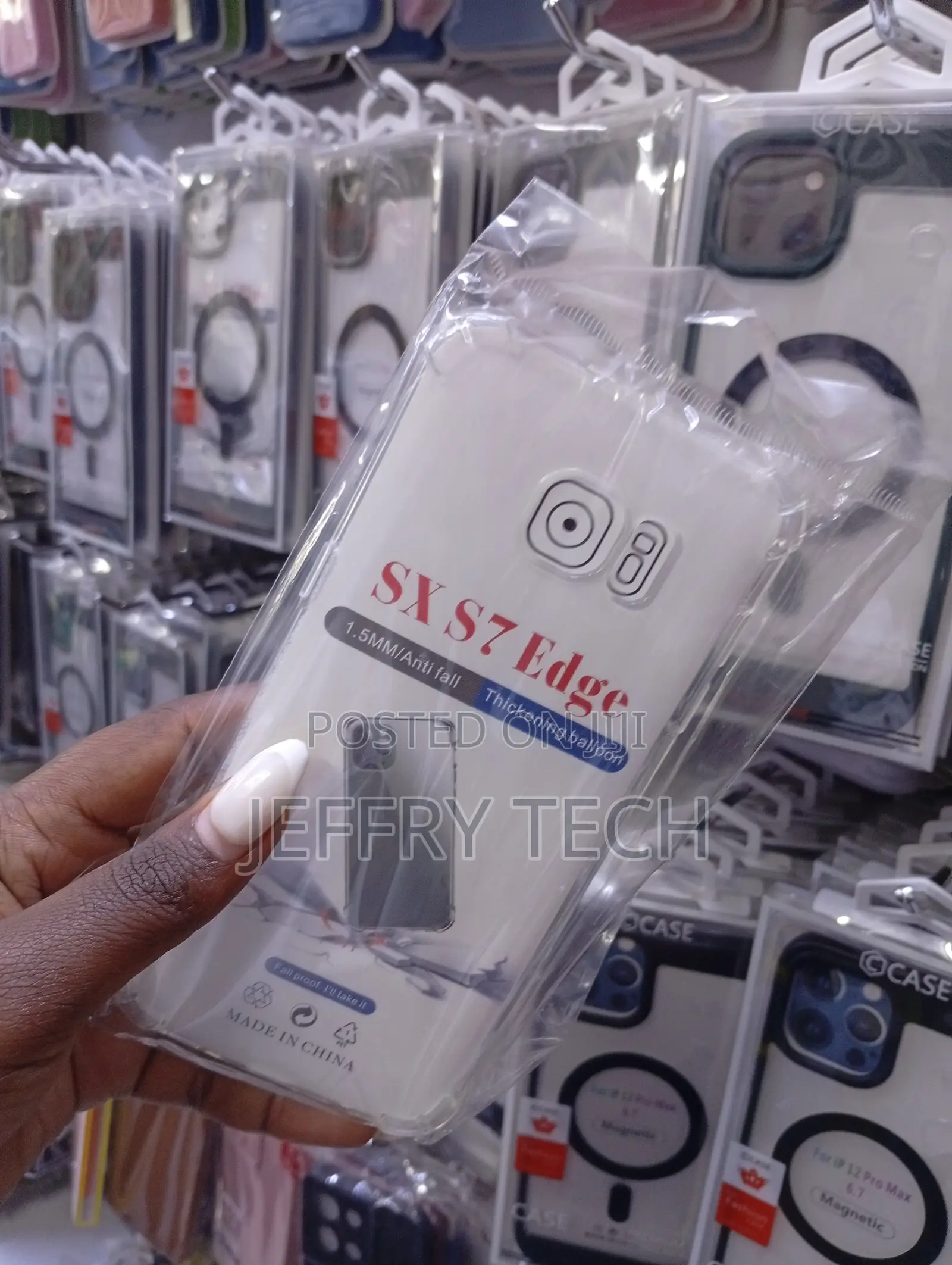 Daraz.Com. Samsung Galaxy S7 Edge Soft Silicone Transparent Back Cover