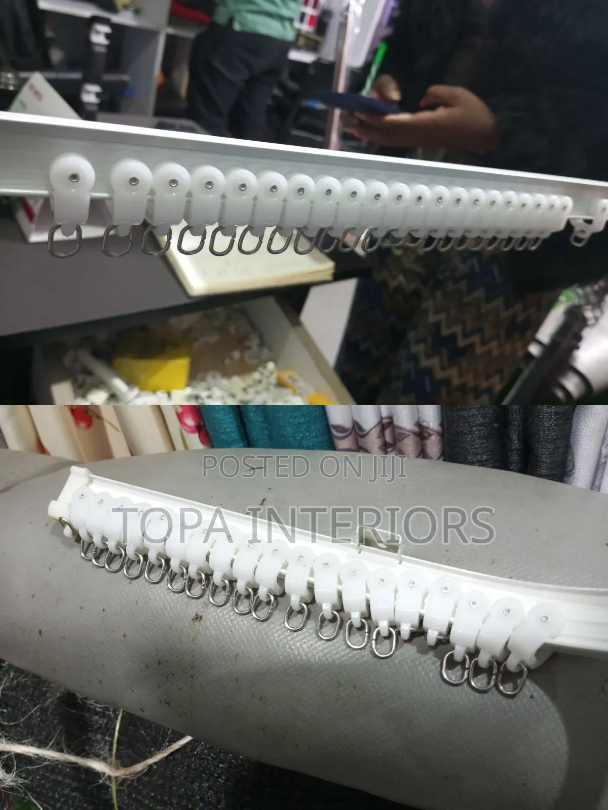 Exterior Smooth Running Plastic Curtain Track Runners