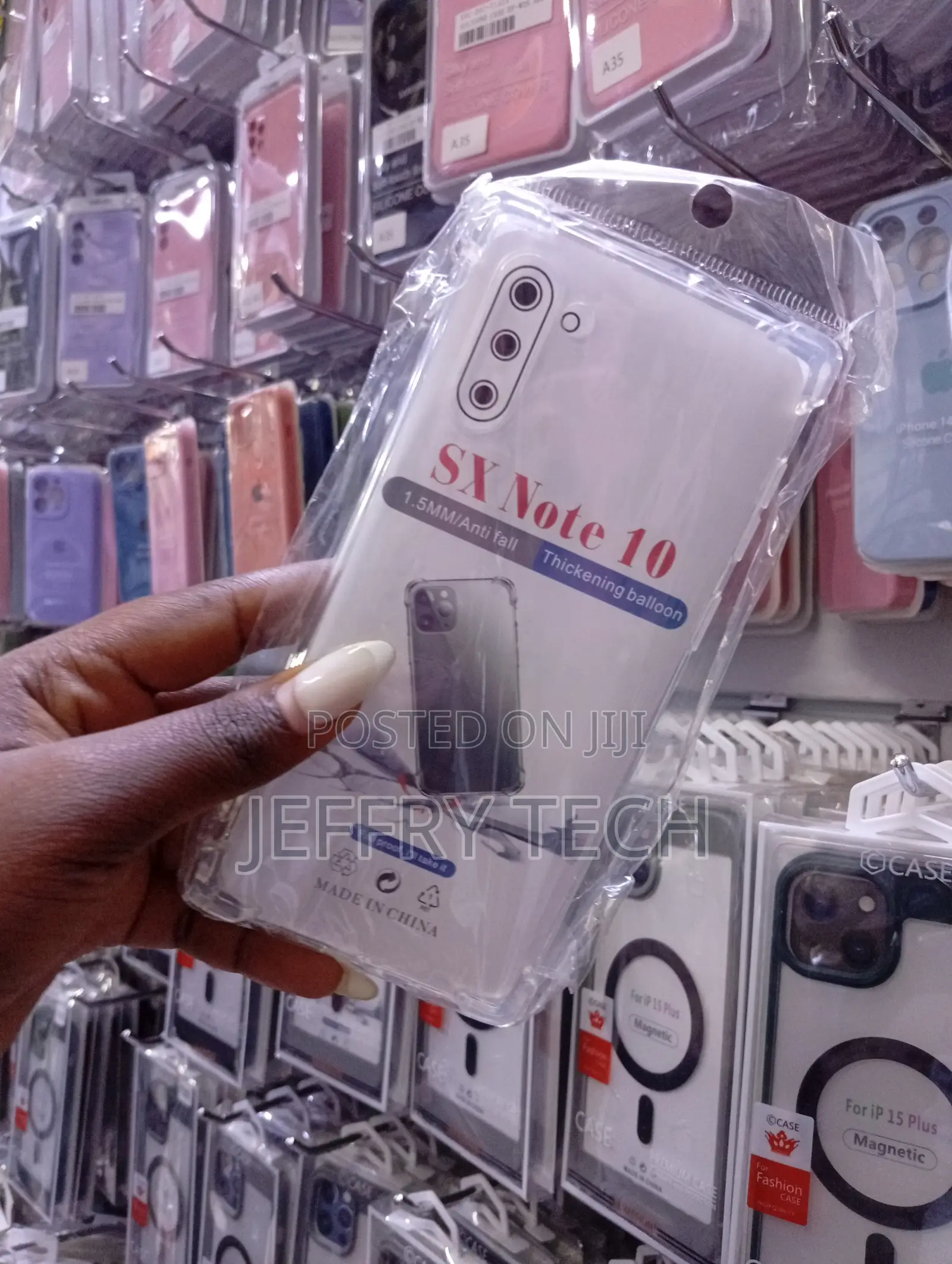 দরজ Samsung Galaxy Note 10 Transparent Back Cover |