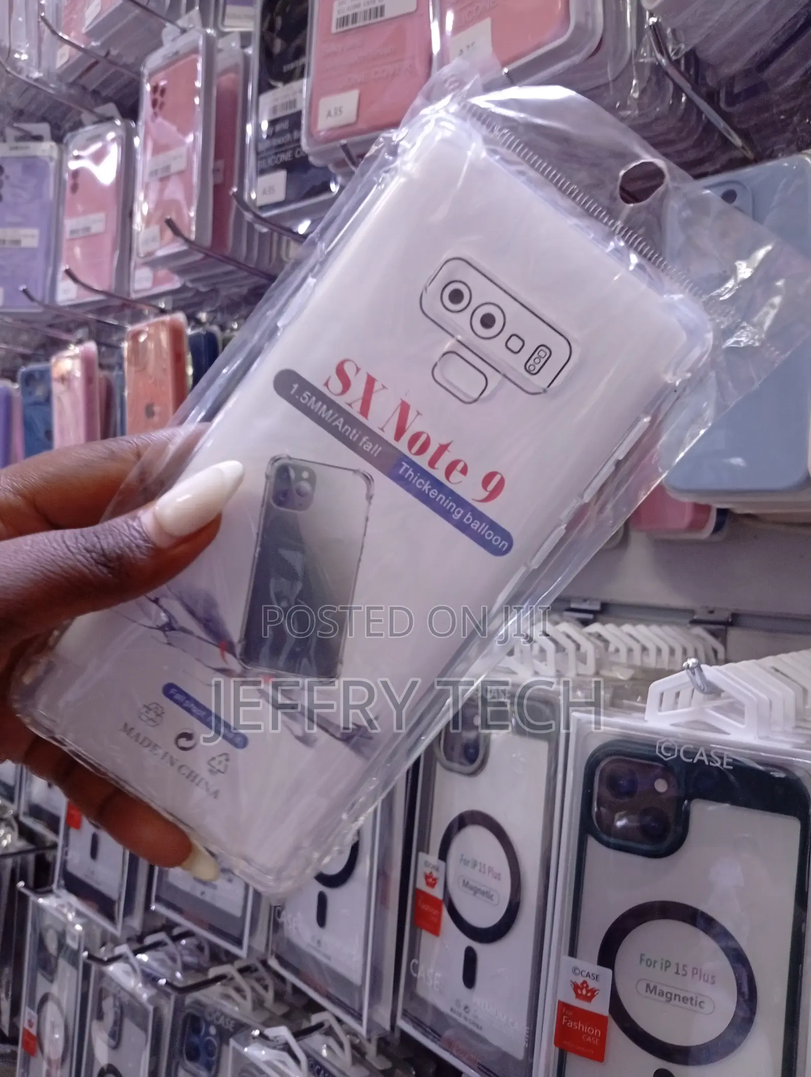 দরজ for Samsung Galaxy Note 9 Premium Silicone Case Crystal .