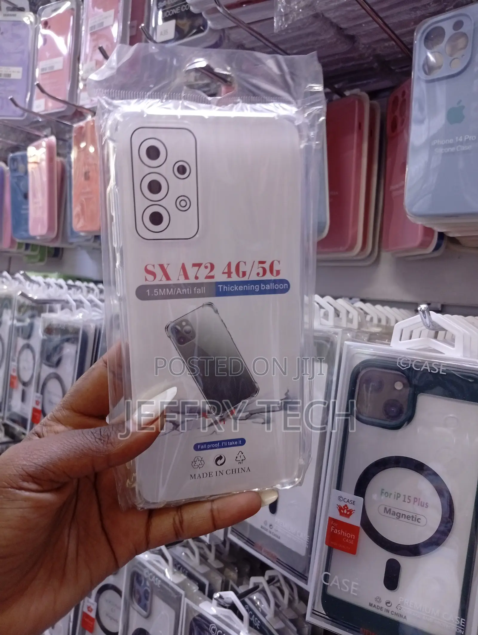 Amazon.Eg Samsong Galaxy A72 Case Cover Transparent Tpu New