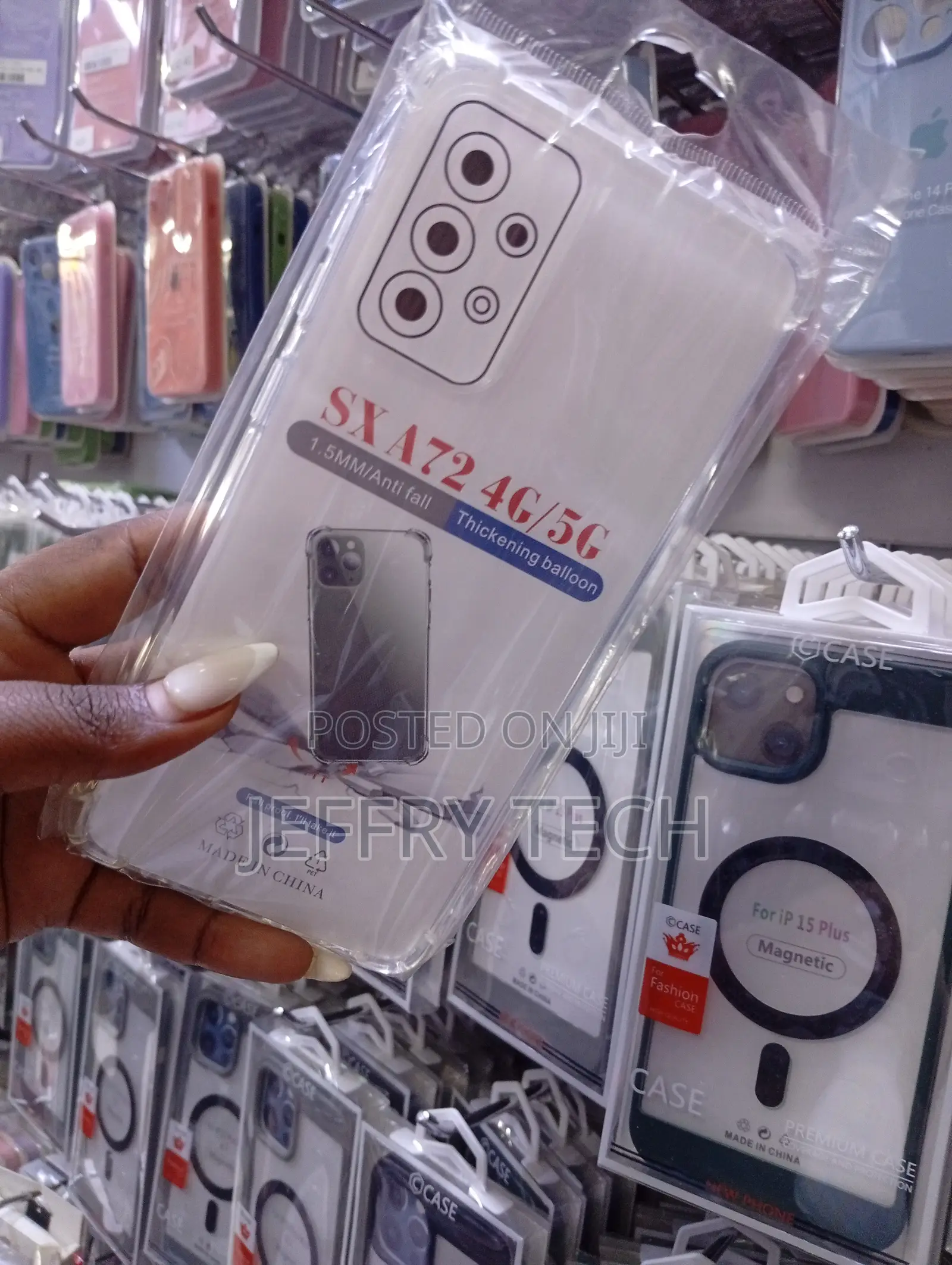 Amazon.Eg Samsong Galaxy A72 Case Cover Transparent Tpu New