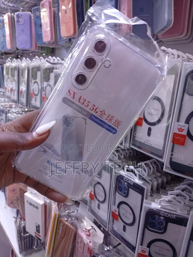 Samsung Galaxy A35 5g Shockproof Bumper Case With Clear . - thumbnail 2