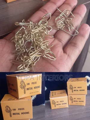 Metal Hooks Accessories Drapery Hooks Box
