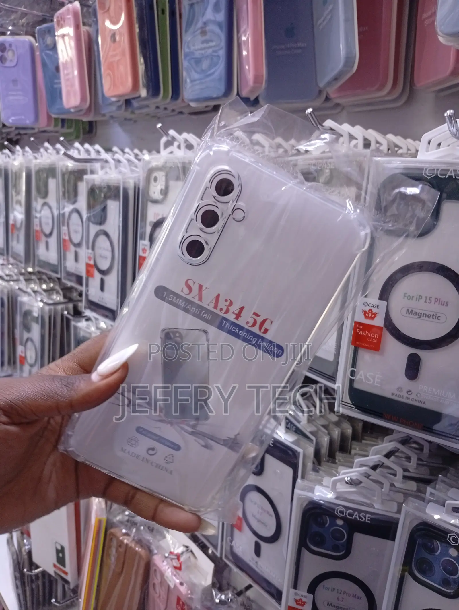 দরজ for Samsung Galaxy A34 5g Ultra Thin Clear Phone Case