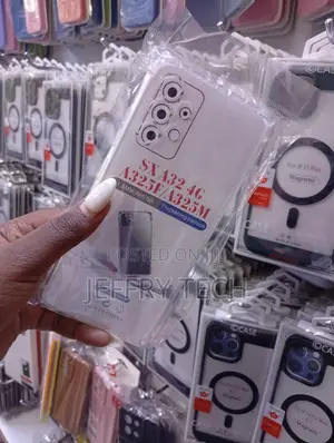 দরজfor Samsung Galaxy A32 4g - Premium Silicone Case Crystal .