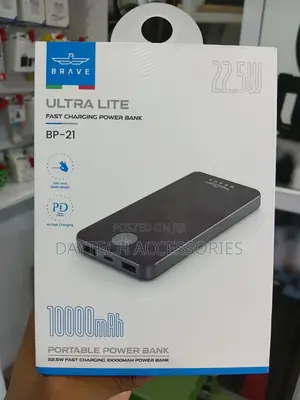 This Is a Brave 10,000mah Ultra Lite Portable Power Bank.