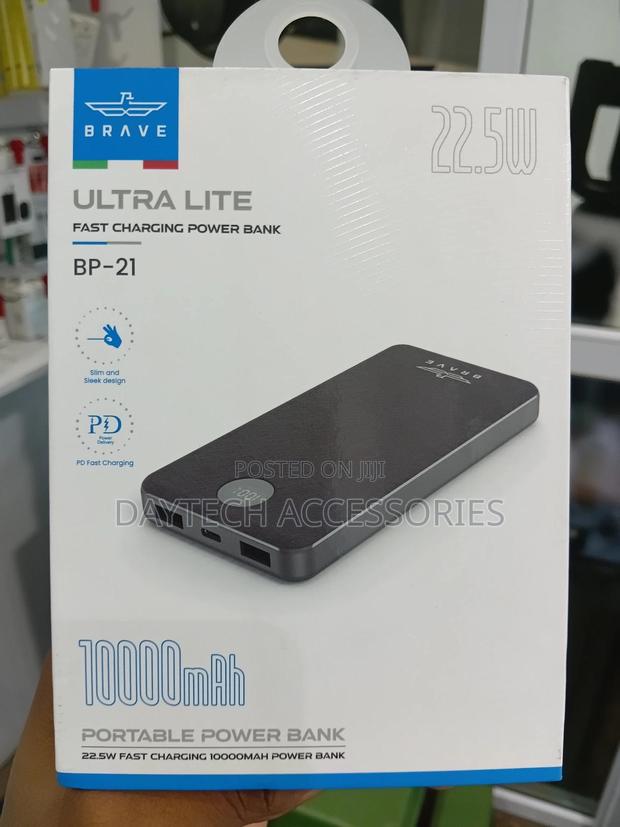 This Is a Brave 10,000mah Ultra Lite Portable Power Bank.
