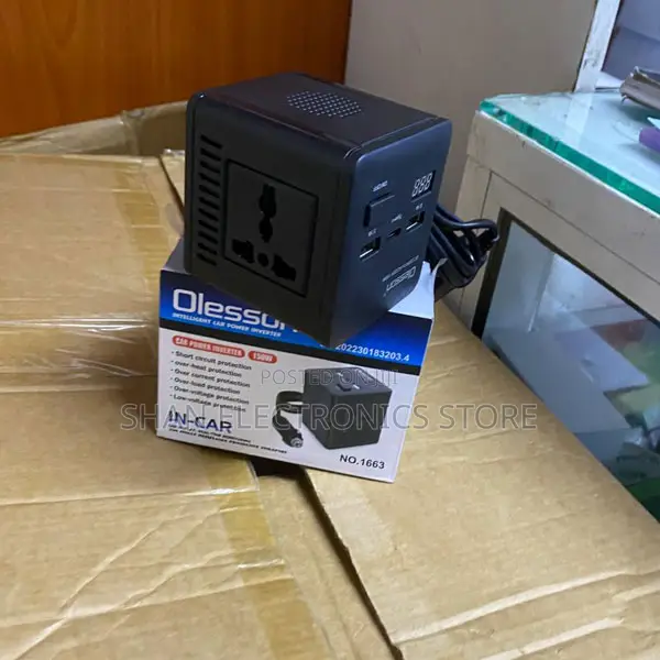 150w Car Inverter 12v/24v to 220v – Multi-Purpose Mobile Power Solutio