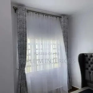 Soft-Flow Window Curtains for a Calm Ambience
