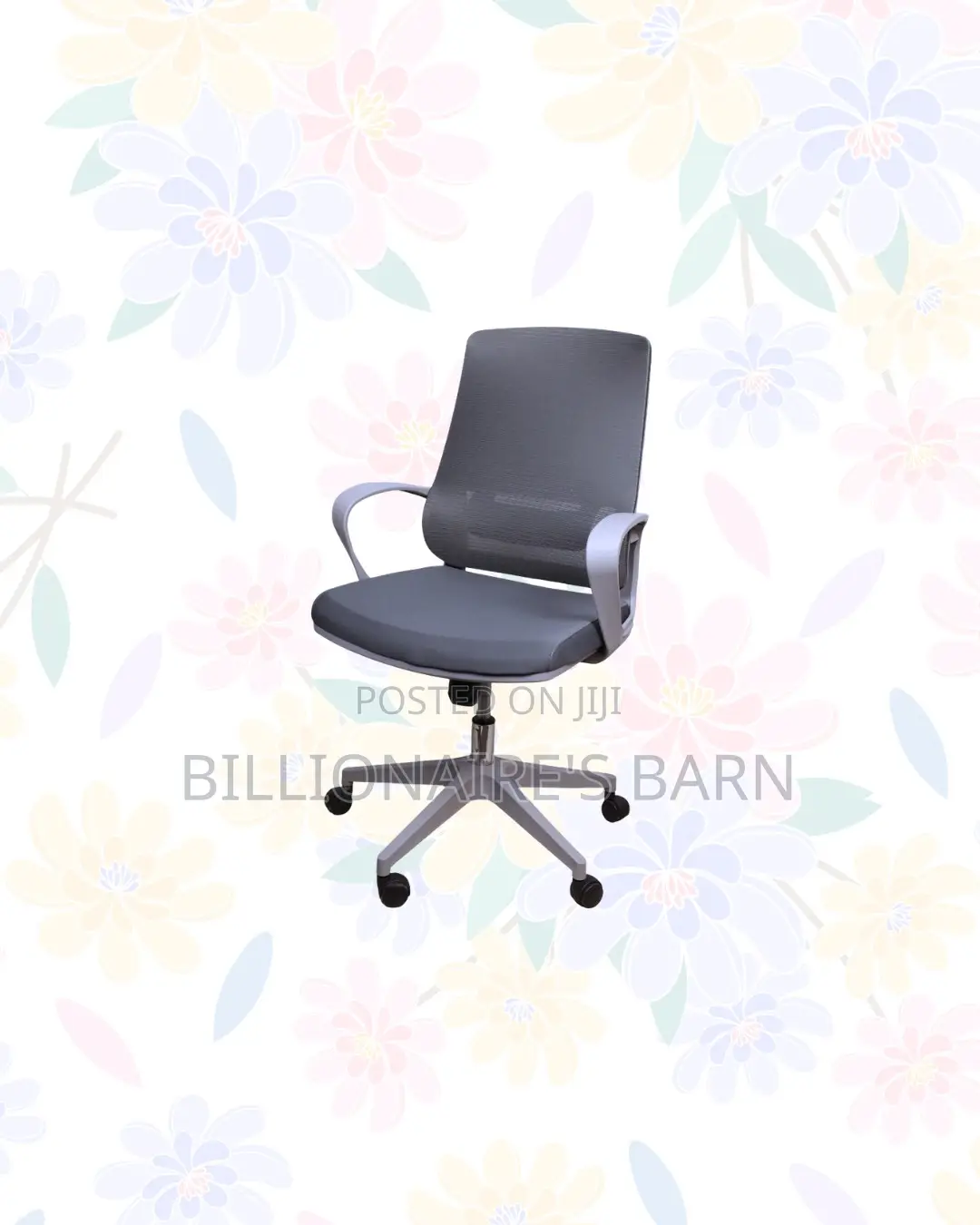 Ergonomic Mesh Office Chair Mid Back Lumbar Support Durable Solution