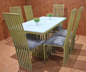 *_Ivan 6-Seater Luxury Dining Table Set
