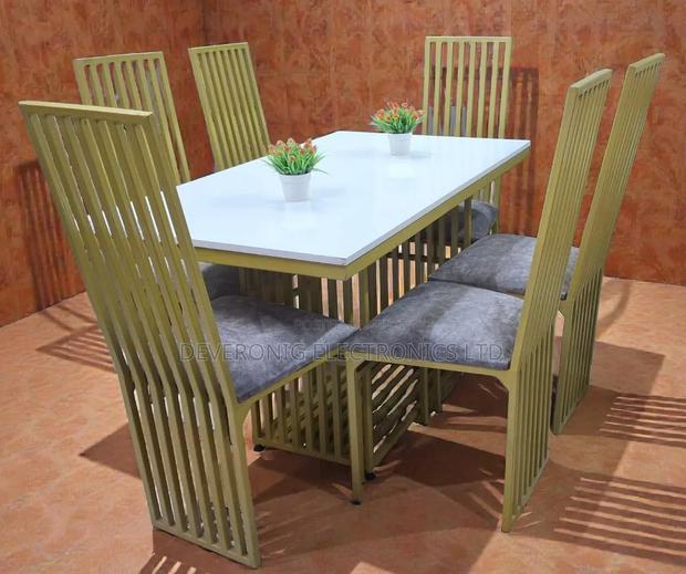 *_Ivan 6-Seater Luxury Dining Table Set