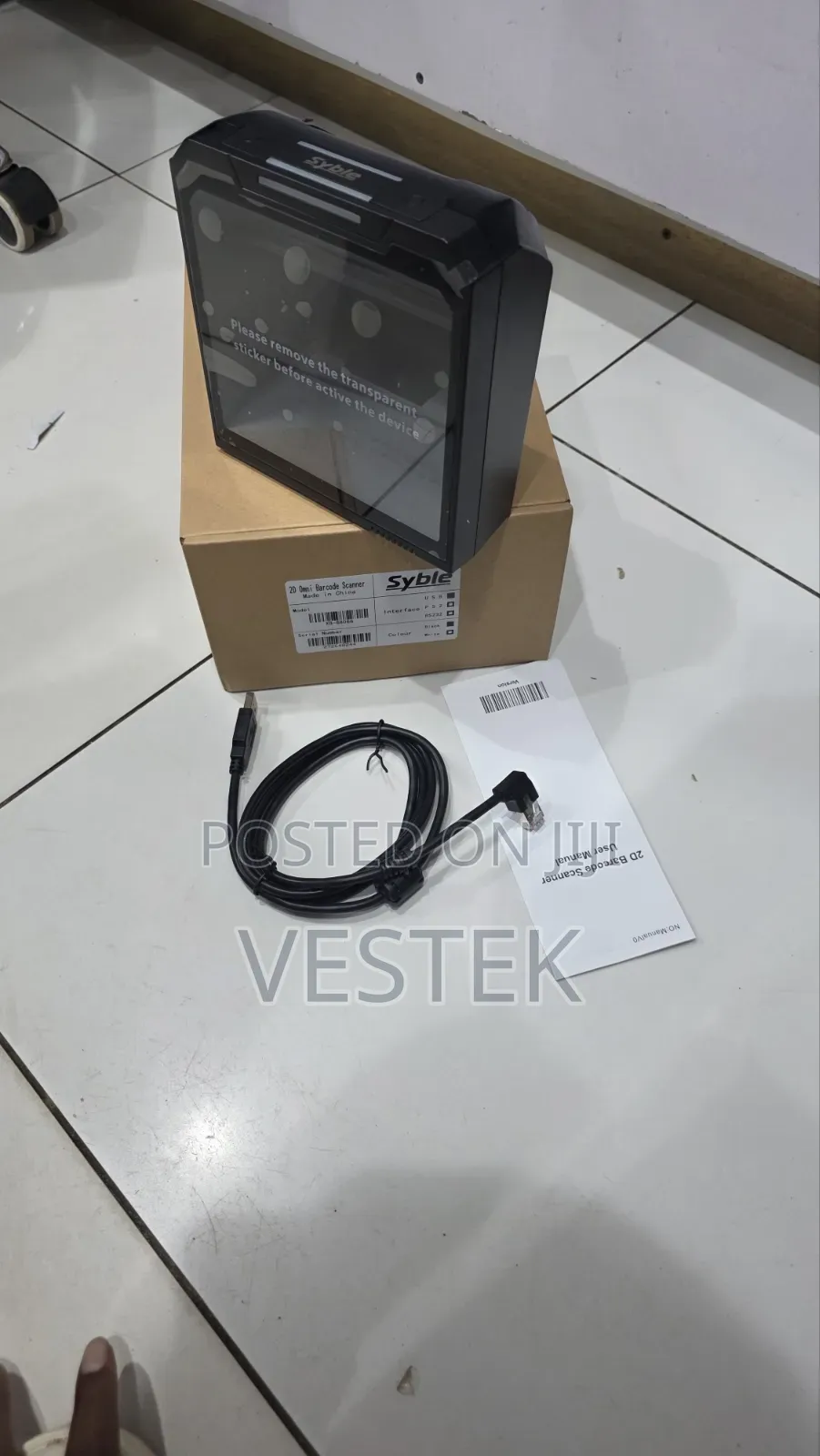 2d Desktop Barcode Scanner Xb-8808g – High-Speed Pos Scanner