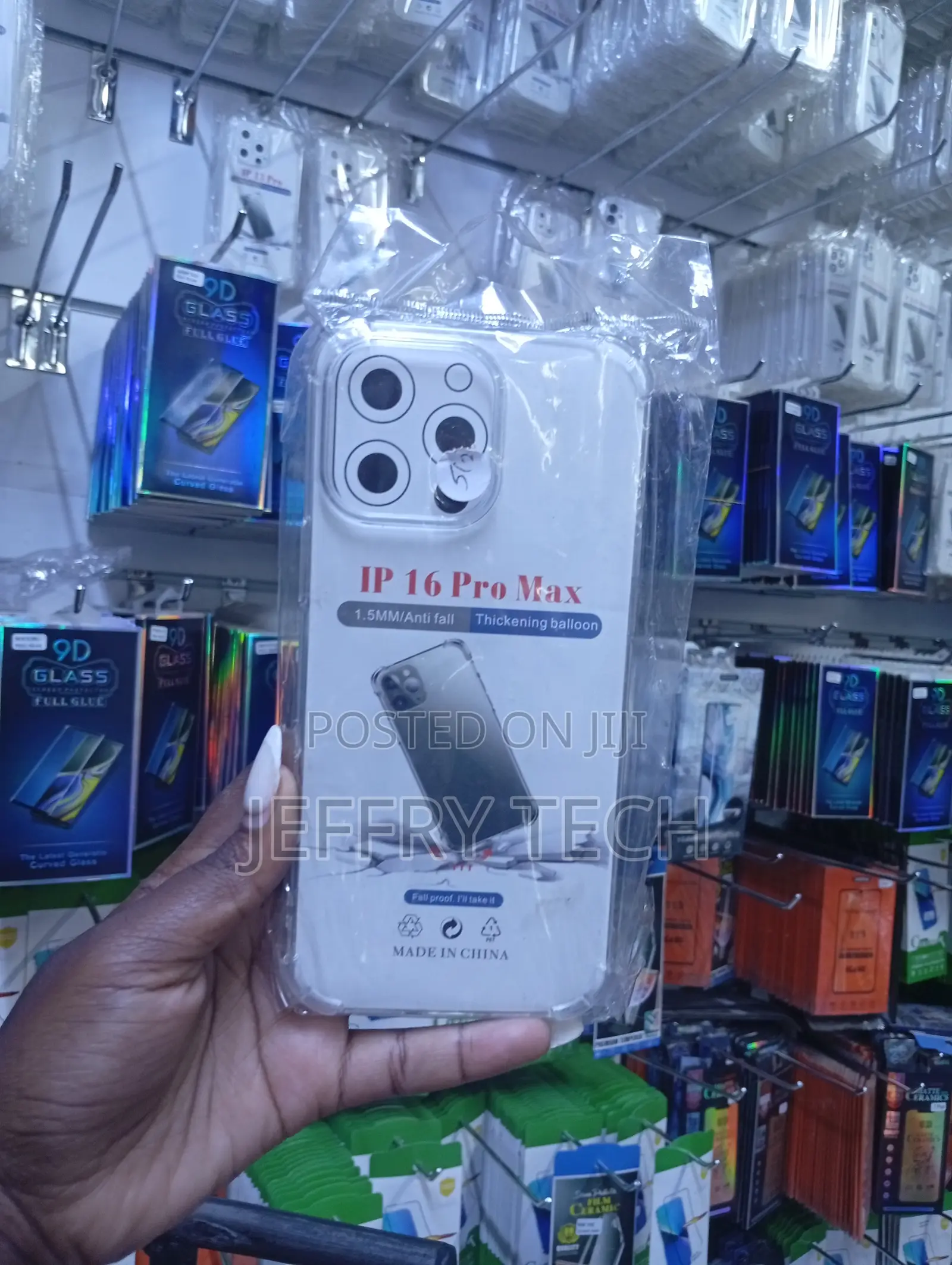 দরজfor iPhone 16 Pro Max Silicone Case Crystal Clear Soft