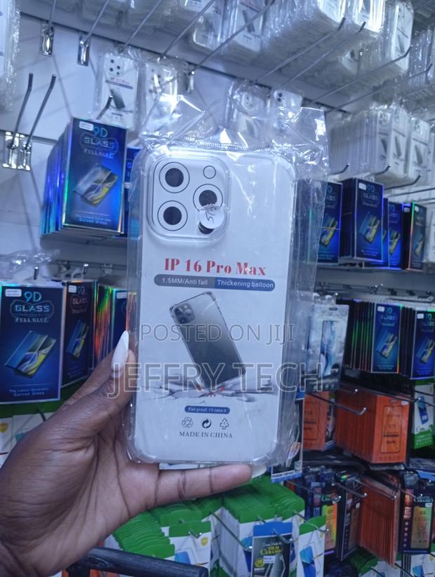 দরজfor iPhone 16 Pro Max Silicone Case Crystal Clear Soft