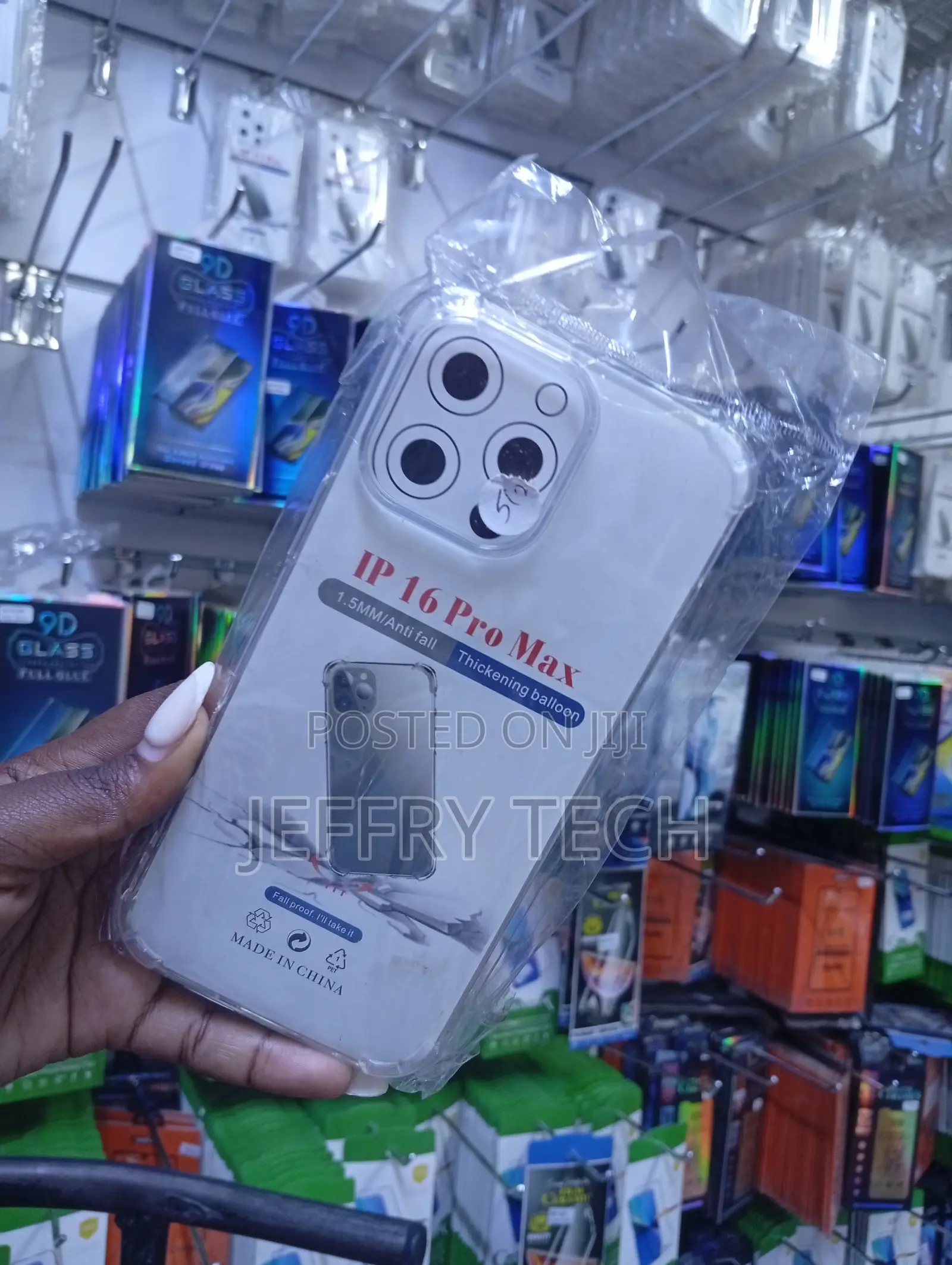 দরজfor iPhone 16 Pro Max Silicone Case Crystal Clear Soft