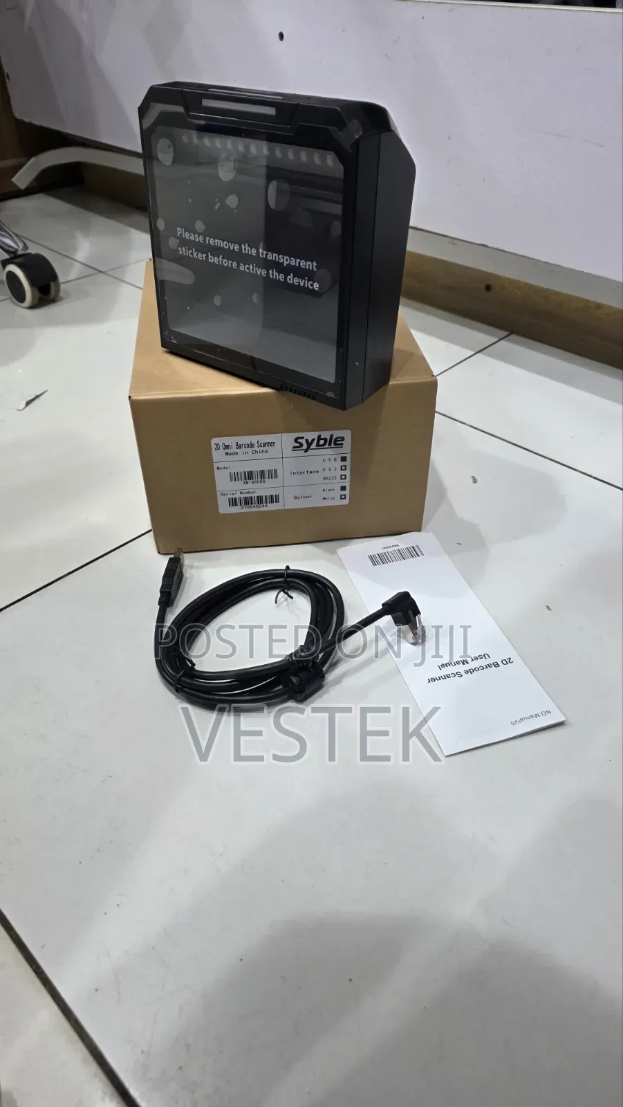 2d Desktop Barcode Scanner Xb-8808g – High-Speed Pos Scanner
