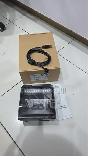 Desktop Barcode Scanner Xb-8808g – Smart Auto Scan Reader