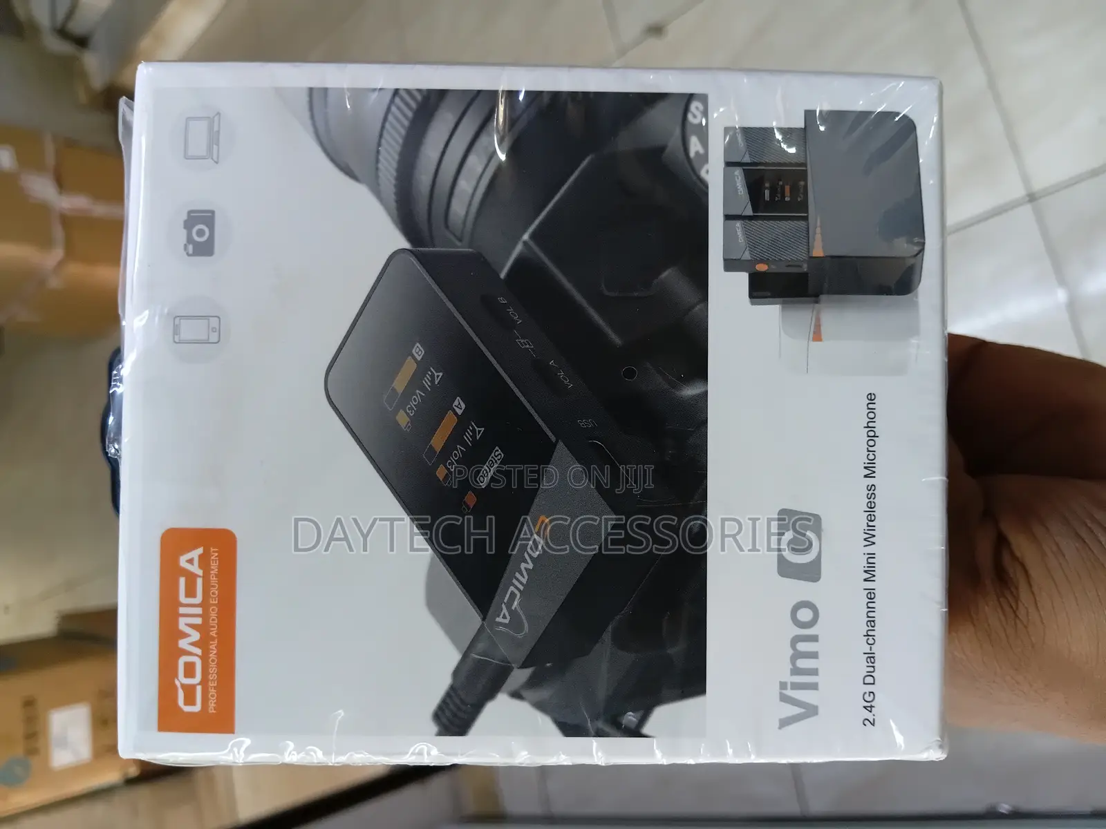 Comica Vimo C3 Wireless Lavalier Microphone - Black