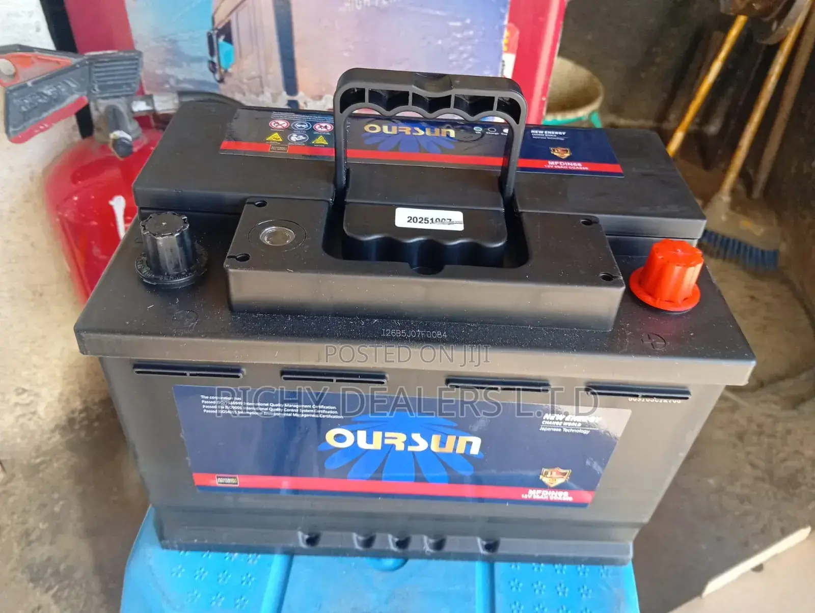 Oursun Din66 Maintenance Free Car Battery