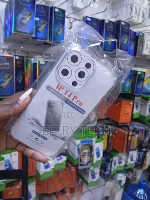 দরজfor Apple iPhone 14 Pro Shockproof Transparent Liquid Crystal .