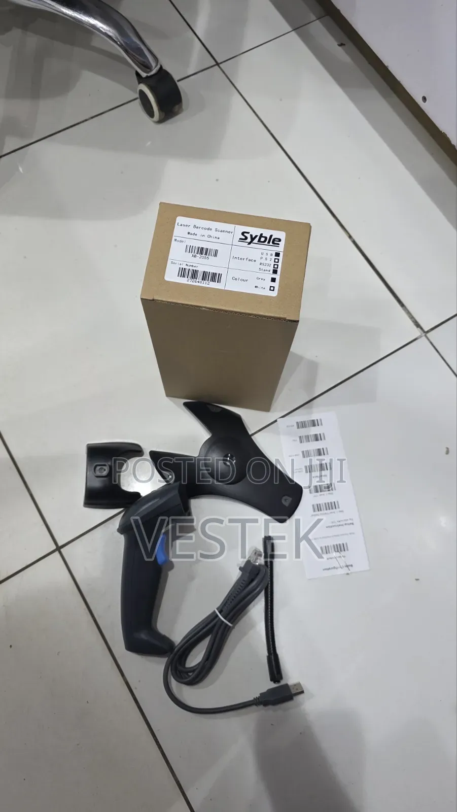Xb-2055 1d Barcode Scanner – Plug Play Usb