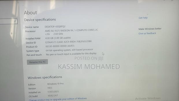 Laptop HP 4GB Intel Core i3 HDD 512GB - main view