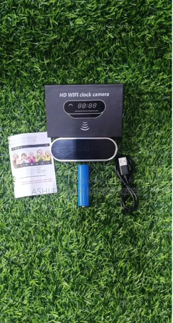 Hd Wifi Secret Spy Clock Nanny Camera Lookcam