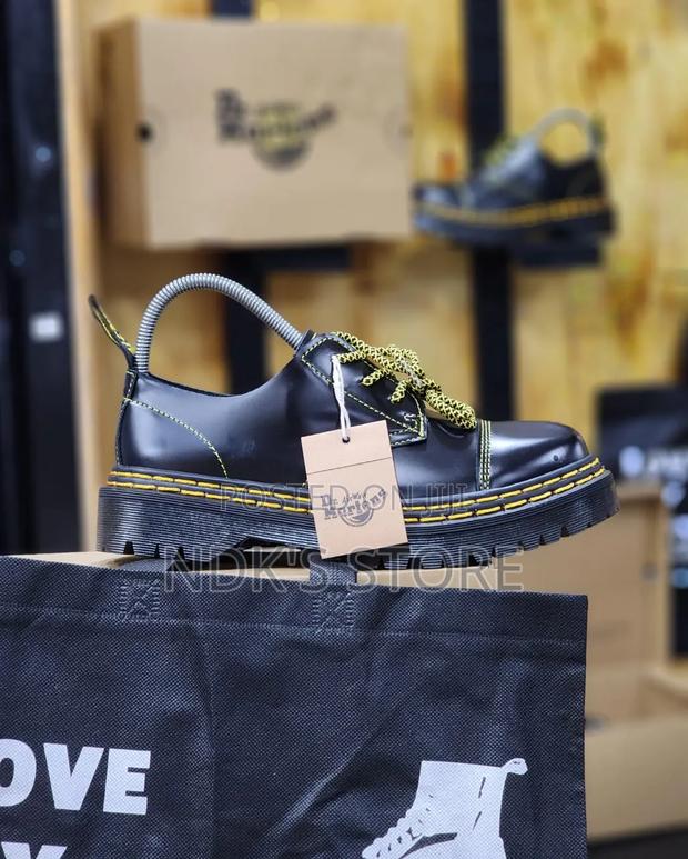 Dr. Martens 1461 Bex Double Stitch Platform Oxford Shoes (Low Cut )