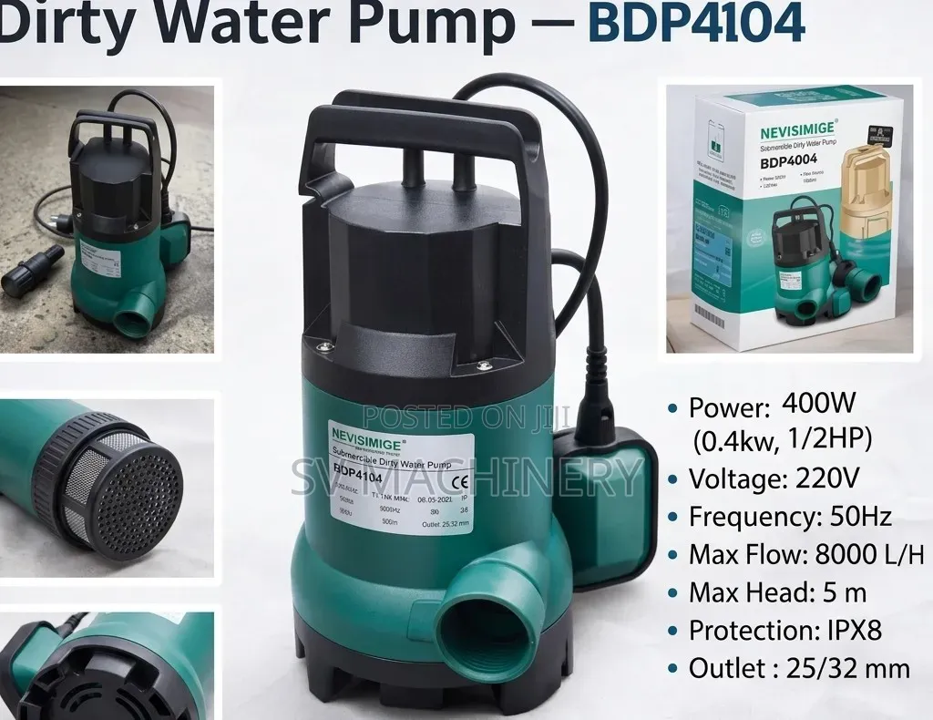 Heavy Duty Submersible Dirty Water Pump 400w