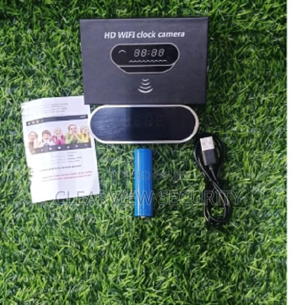 Digital Clock With Hidden Camera - Smart Home Security