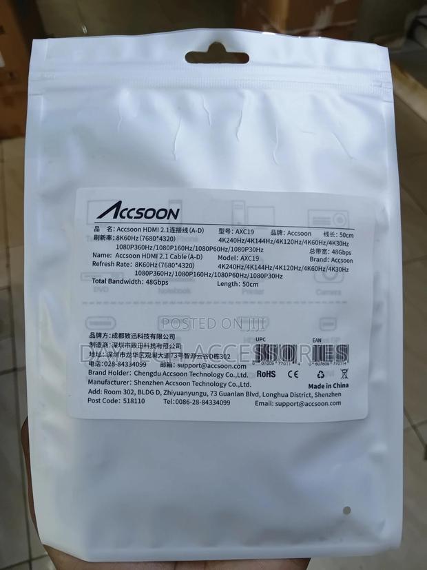 Accsoon Hdmi 2.1 Cable Type a-Type D (50cm) - thumbnail 3