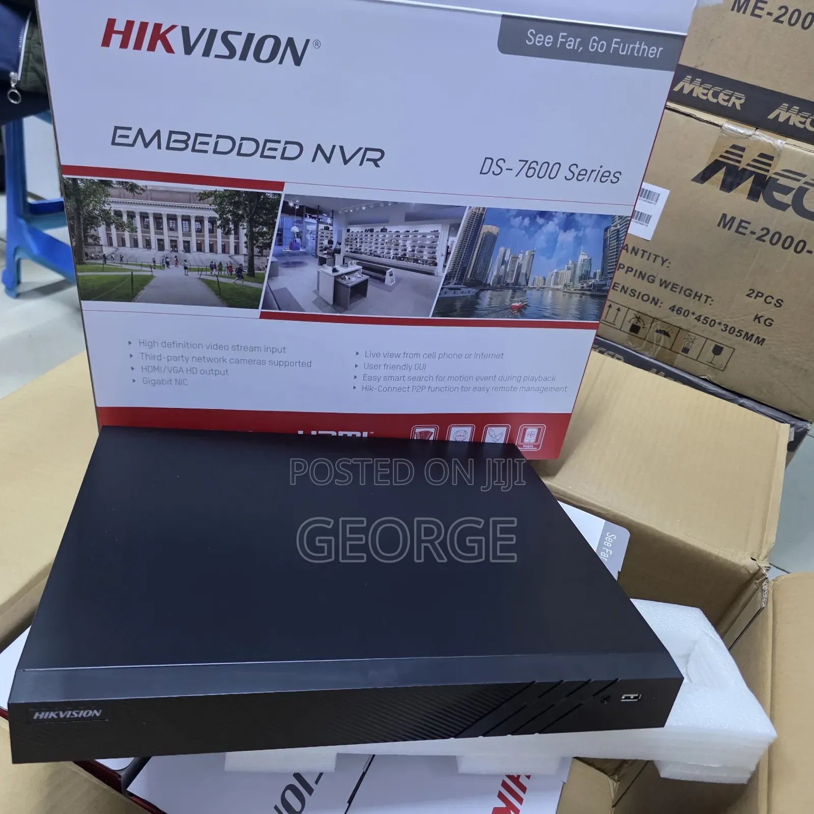 Hikvision 32 Channel CCTV NVR With Built-in Poe