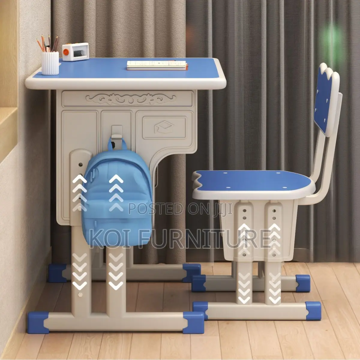 Home Tabes; Veenetar Kids Desk Chair Set