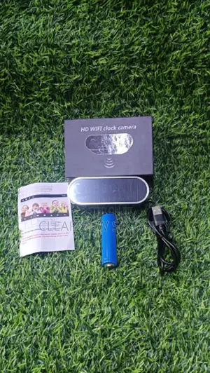 Clear Night Vision and Motion Detection Wifi Table Clock Camera 1080p