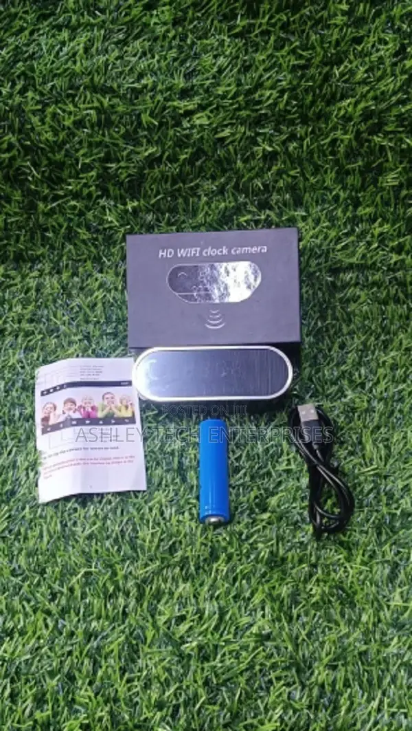 Clear Night Vision and Motion Detection Wifi Table Clock Camera 1080p