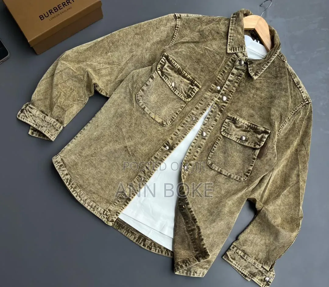 Corduroy Heavy Shirts 
Few Pieces Remaining Sizes From Xl to 4xl