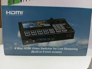 4-Channel Hdmi Live Streaming Switcher (5′′ Screen)