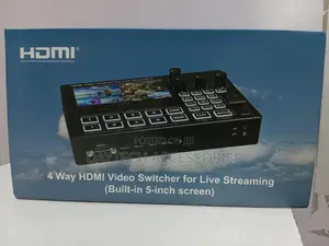 4-Channel Hdmi Live Streaming Switcher (5′′ Screen)
