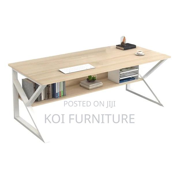 Office Desk; 1.4 Meters Ceroo Office Computer Desk With Under Storage - thumbnail 3