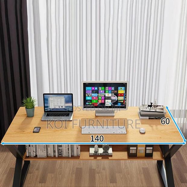 Office Desk; 1.4 Meters Ceroo Office Computer Desk With Under Storage - thumbnail 6
