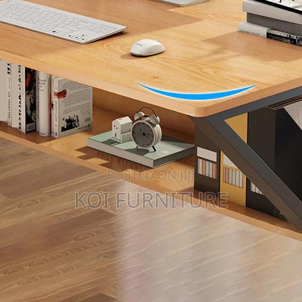 Office Desk; 1.4 Meters Ceroo Office Computer Desk With Under Storage - thumbnail 7
