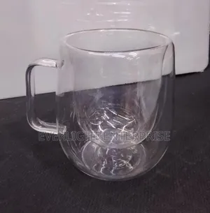 Transparent Double Wall Mug Heat-Resistant