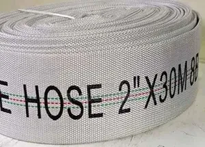Heavy Duty 2" 30m Canvas Layflat Delivery Hose Pipe