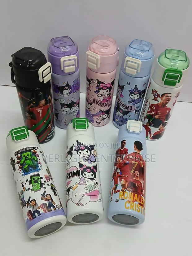 Cartoon Themed Thermo Flask - main view