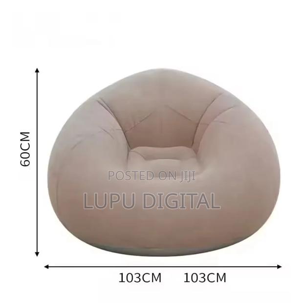 Large Lazy Inflatable Sofa Seat / Inflatable Bean Bag Free Pump - thumbnail 2