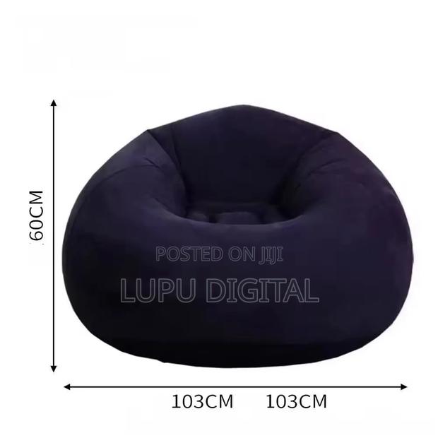 Large Lazy Inflatable Sofa Seat / Inflatable Bean Bag Free Pump - thumbnail 3